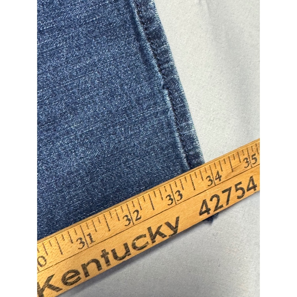 American Eagle Hi-Rise Artist Super Stretch Flare Jeans Blue 12 Long 8492-738 - Picture 9 of 9